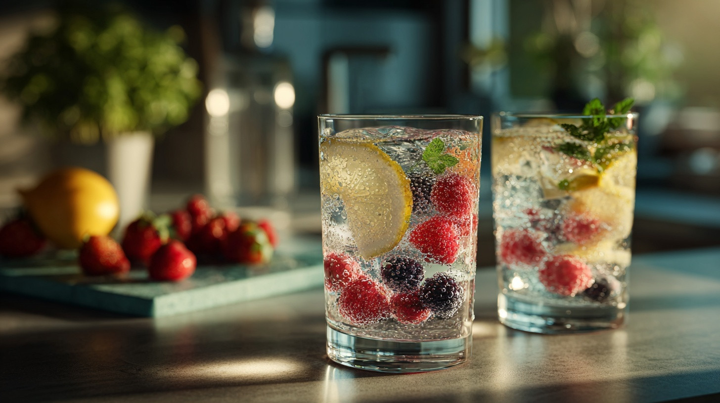 Bevande estive fatte in casa con acqua frizzante: 5 ricette fresche e dissetanti